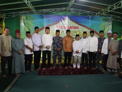 Perdana, Kapolresta Kombes Pol Hamam Wahyudi Mengikuti Acara Isra Mi’raj 1446 H Tingkat Kota Tanjungpinang Di Pulau Penyengat