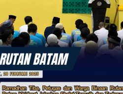 Sambut Ramadhan, Rutan Batam Gelar Sholat Tarawih Berjemaah Di Mesjid At-Taubah