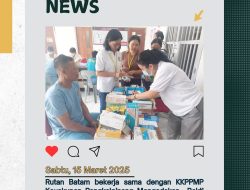 Didukung KKPPMP, Rutan Kelas II A Batam Gelar Bakti Sosial Periksa Kesehatan Gratis Warga Binaan
