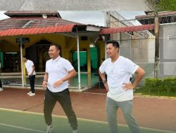 Tingkatkan Kebugaran dan Kesehatan, Rutan Batam Gelar Olahraga Bersama Petugas dan Warga Binaan