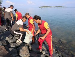 Semangat Sambut HUT Bhayangkara Ke-79: Polresta Tanjungpinang Goro di Tugu Sirih