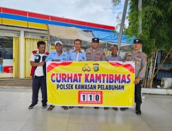 Terjaganya Situasi Kamtibmas, Polsek KKP Batam Gelar Jumat Curhat DiPelabuhan Domestik Sekupang