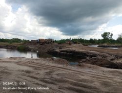 PT Samurung Diduga Ekploitasi Pasir Darat Diluar Batas Zona Tambang SIPB