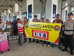 Polsek KKP Batam Gelar Minggu Kasih di Pelabuhan Bintang 99 Batu Ampar