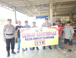 Polsek KKP Batam Gelar Kegiatan “Jumat Curhat” di Pelabuhan Rakyat Bintang 99 Batu Ampar