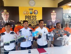 Satresnarkoba Polresta Tanjungpinang Ungkap Jaringan Peredaran Narkotika, Empat Tersangka Diamankan