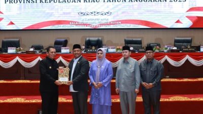 DPRD Kepri Gelar Rapat Paripurna Penyampaian Rancangan Perubahan KUA-PPAS 2025