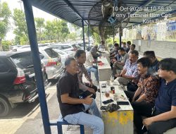 Polsek KKP Batam Melaksanakan Kegiatan Jumat Curhat Di Pelabuhan Internasional Batam Centre