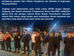 “Gerakan Zero Halinar Handphone Dan Narkoba” Rutan Batam Gelar Razia Bersama APH