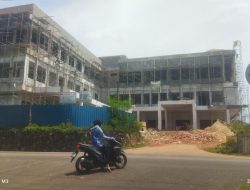 Proyek Pembangunan RS Poli Rawat Jalan Bintan Timur Hampir Rampung