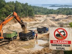 Isu Menguat, Tambang Pasir Ilegal di Bintan Disebut Akan Kembali Beroperasi dalam Waktu Dekat