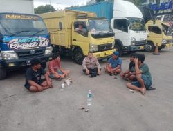 Polsek Kawasan Pelabuhan Melaksanakan Kegiatan Minggu Kasih di Pelabuhan ASDP Roro Telaga Punggur 