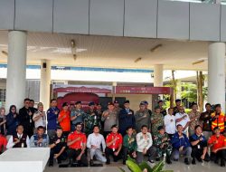 Polsek Bandara RHF Tanjungpinang Hadir dalam Apel Pembukaan Posko Monitoring Angkutan Lebaran Tahun 2026
