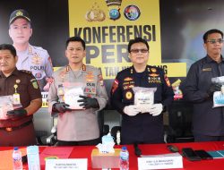 Polresta Tanjungpinang Bersama Bea Cukai Berhasil Ungkap Kasus Peredaran Narkotika Internasional. Pasutri Asal Medan Ditangkap