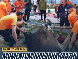 Momentum Idul Adha 1447 H, Rutan Tanjungpinang Sembelih 22 Ekor Hewan Kurban.