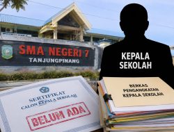 Duh! Oknum Guru Diduga Tanpa Sertifikat Diangkat Jadi Kepala Sekolah SMAN 7 Tanjungpinang 