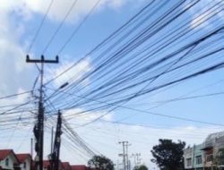 Kabel Semrawut, PT Xin Jalan Tambak Tuai Sorotan