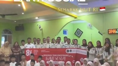 Sambut HUT ke-81 RI, Imigrasi Tanjungpinang Gelar Bakti Sosial di Panti Asuhan Ummi Al-Fitrah