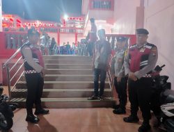 AKP Rio Adrian Polsek Belakang Padang Amankan Ibadah Ulambana dan Resepsi Pelelangan di Vihara Dharma Bhakti