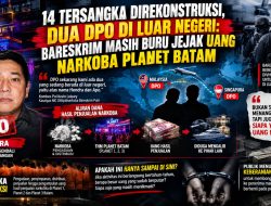 14 Tersangka Direkonstruksi, Dua DPO di Luar Negeri: Bareskrim Masih Buru Jejak Uang Narkoba Planet Batam
